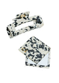 Black Speckle Clip & Mirror