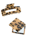 Leopard Clip & Leopard Mirror - Leopard Clip & Leopard Mirror