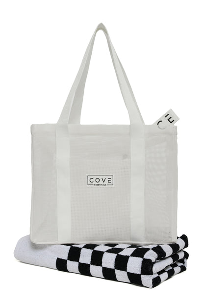 White Towel,  White Bag