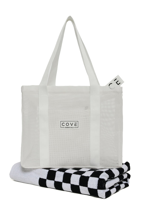 White Towel,  White Bag